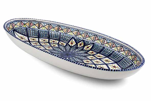 Dishes & Deco Shebka Schaal - 43x22x8cm