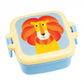 Rex London Snack box Charlie the Lion - 9x7.5x4cm - Blue