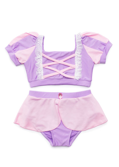 Great Pretenders Verkleedkledij Bikini Rapunzel - Paars/Roze -