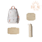 BEAU by Bo Citron Back to School set - Rugzak/Lunchbox/Snackdoos/RVS Drinkfles - Ballerina