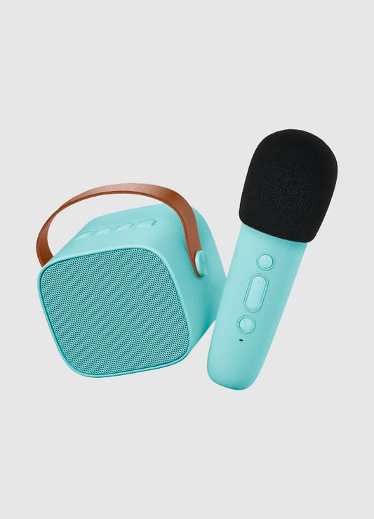 Lalarma Karaoke set - Bluetooth microfoon en luidspreker - Blauw