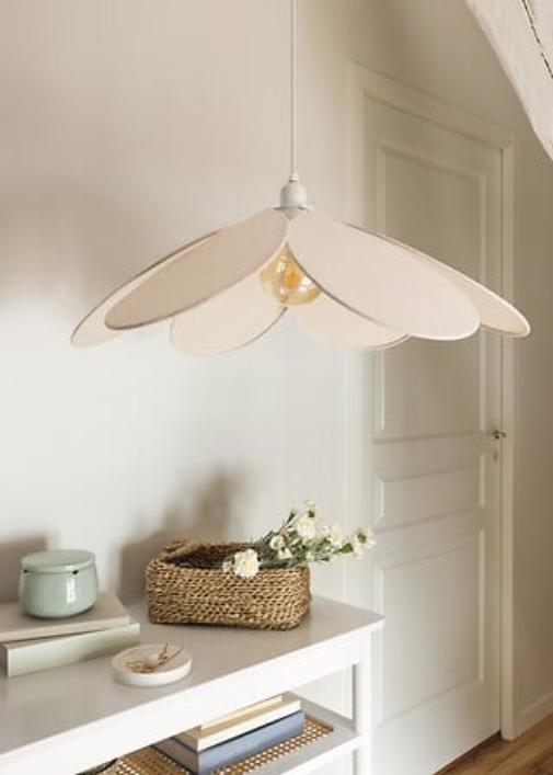 Atmosphera Kids kinderhanglamp bloem Ø72cm - Beige