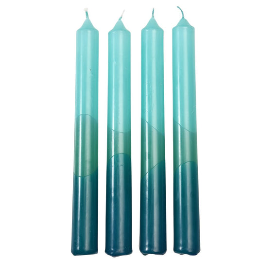 Bougies colorantes Rex Dip lot de 4 - Bleu - Bougie