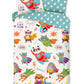 Good Morning Kids Housse de couette Super-héros - 140x220cm + 60x70cm - Coton - Multi