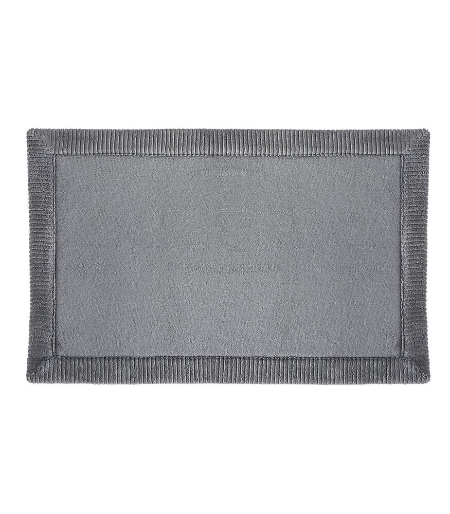 Atmosphera Carpet - 80x50cm - Bath mat - Dark gray