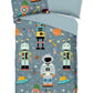 Good Morning Kids Dekbedovertrek Dream Along - 140x220cm + 60x70cm - Set van 2 stuks - Multi