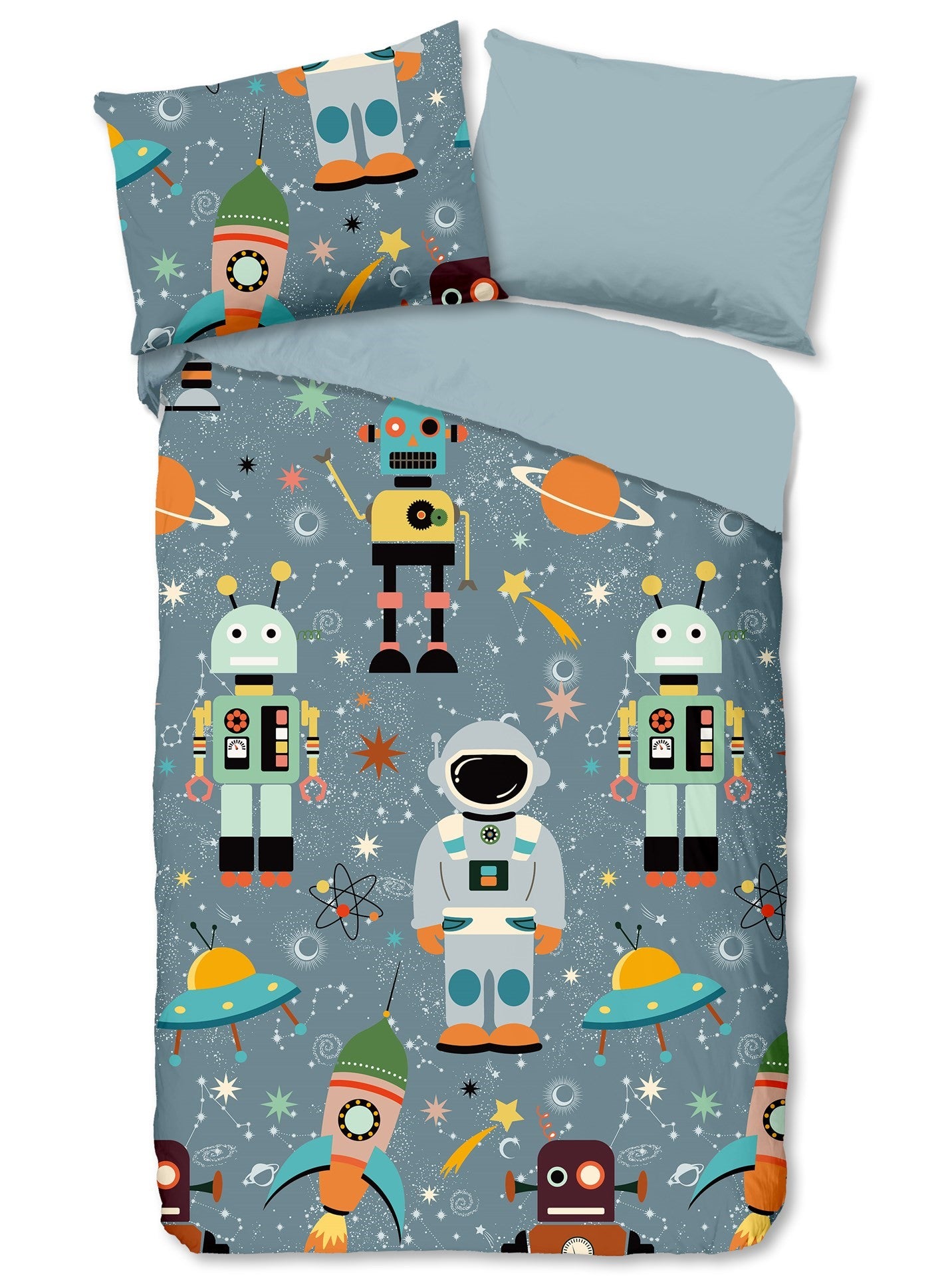 Good Morning Kids Dekbedovertrek Dream Along - 140x220cm + 60x70cm - Set van 2 stuks - Multi