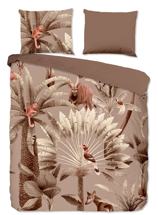 Good Morning Duvet cover Fuji - Cotton - Taupe