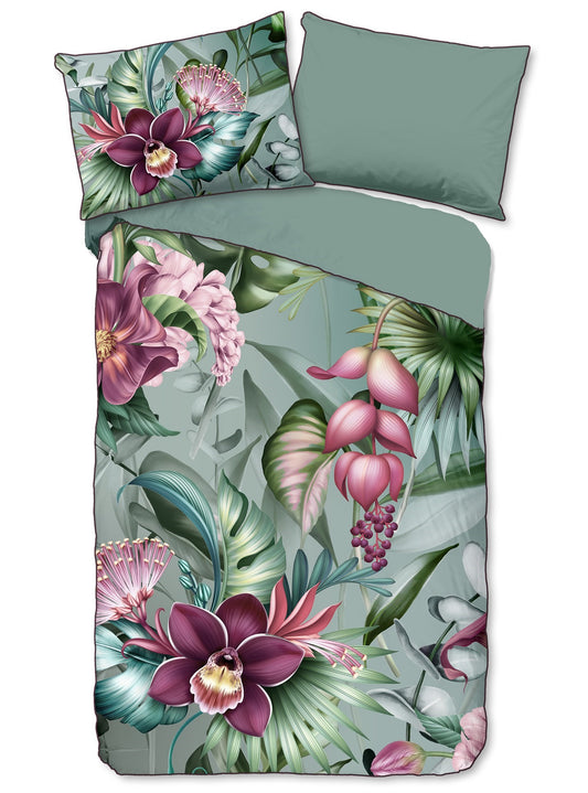 Descanso Duvet cover Allison Orchid - Organic Satin - Multi