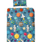 Good Morning Kids Duvet cover Spaceworld - 140x220cm + 60x70cm - Cotton - Multi