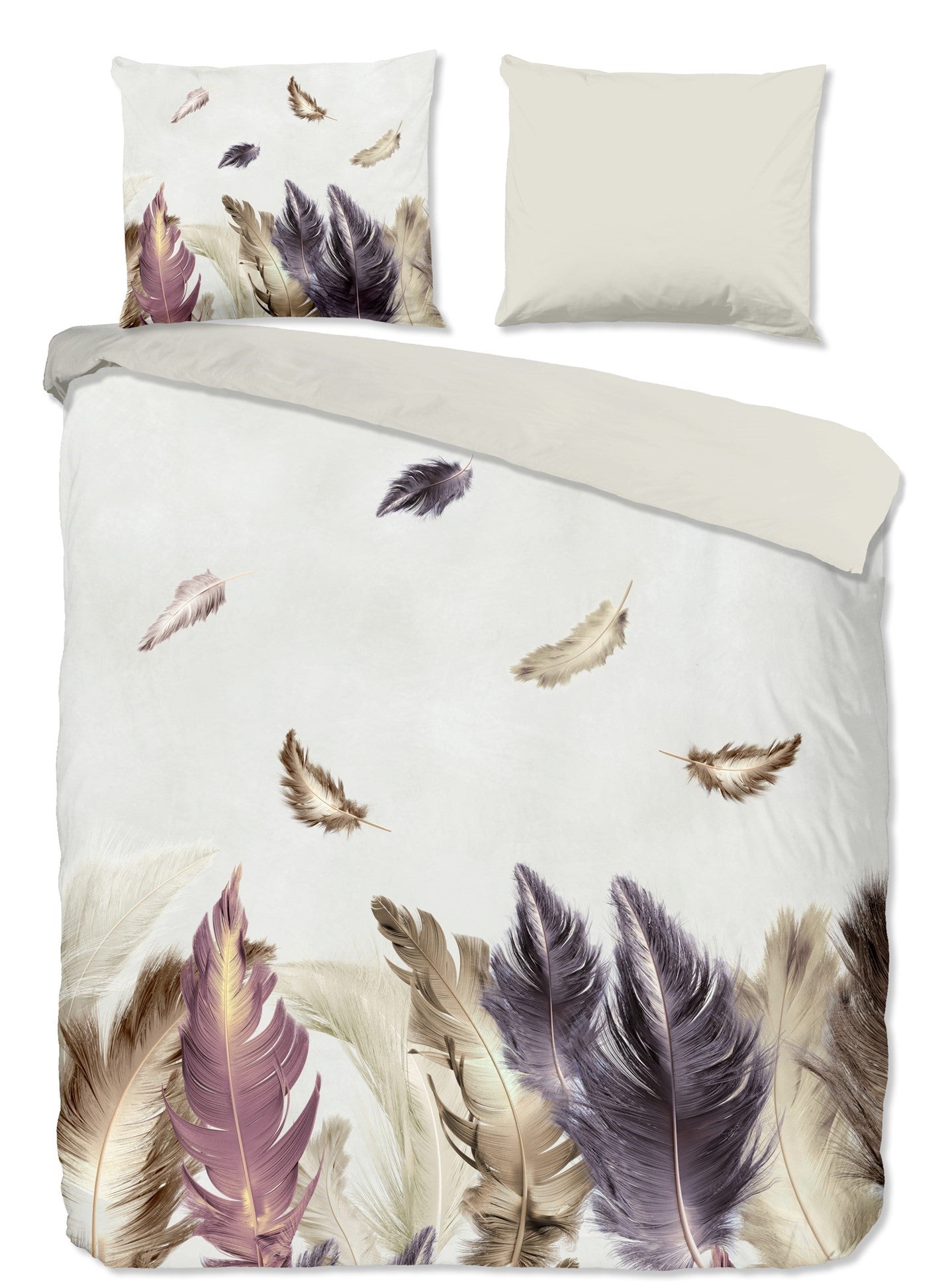 Housse de Couette Good Morning Bobo Feathers - Coton - Multi