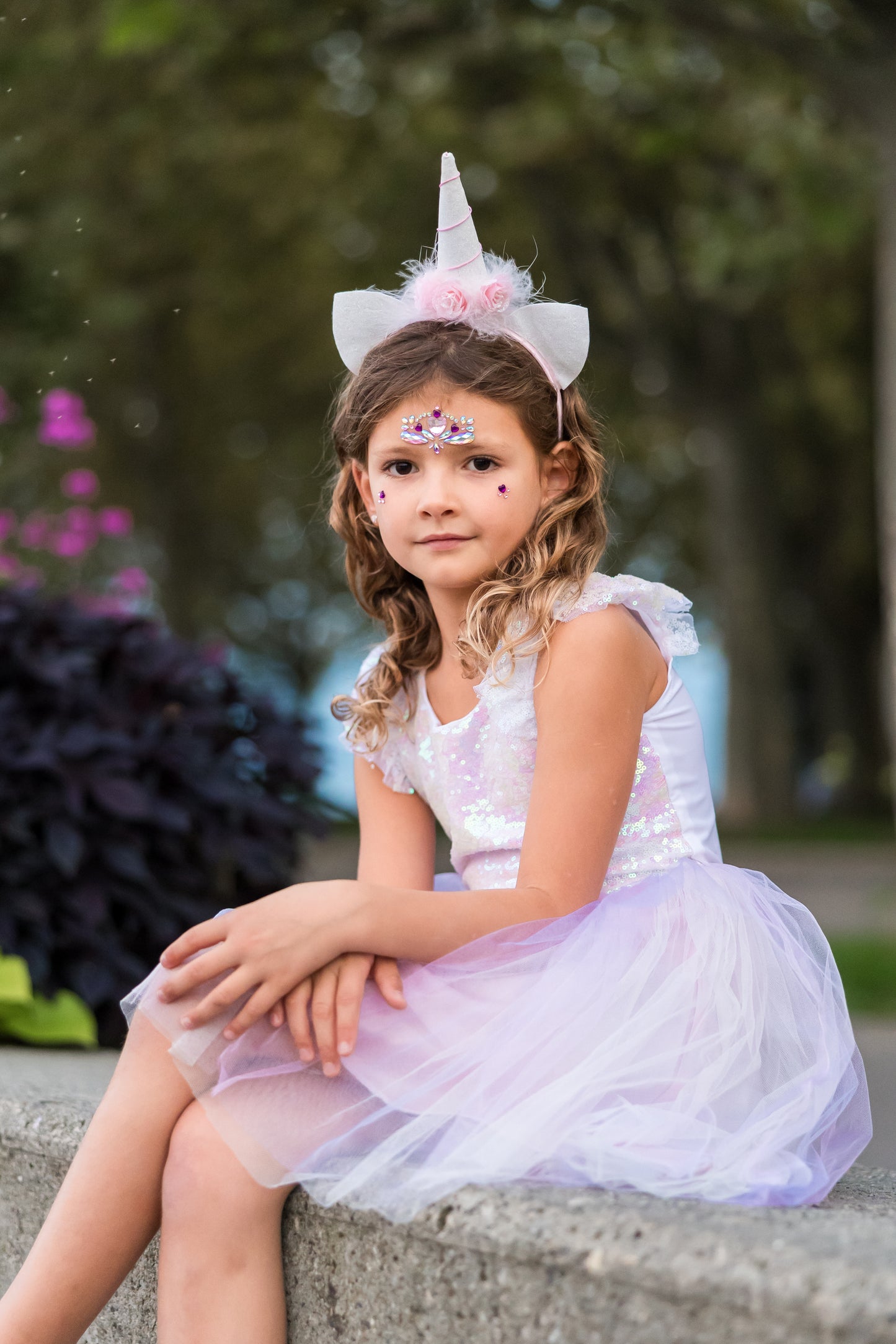 Great Pretenders Fancy Dress Honor Horn dress with headband - Pink