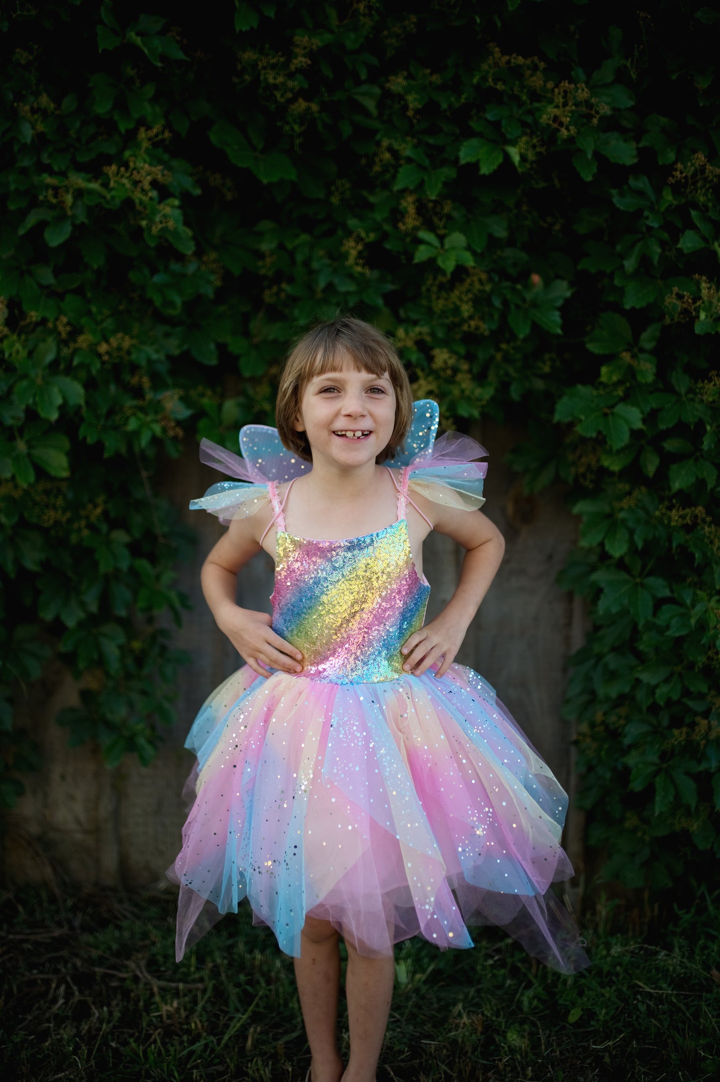 Great Pretenders Fancy Dress Fairy Dress with Wings - Multi