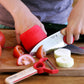 Opinel Le Petit Chef Kinderkeukenset - 3-delig - Kinderkoksmes (11cm), Vingerbeschermer, Dunschiller - Rood