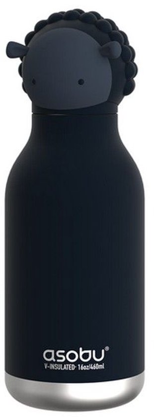 Asobu Thermo Drinkfles Besties Black Sheep - 460ml - Zwart