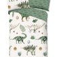 Good Morning Kids Duvet cover Dinosaurs - 140x220cm + 60x70cm - Set of 2 - Multi