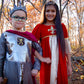 Great Pretenders Fancy Dress Silver Knight tunic with cape - Multi