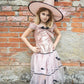 Great Pretenders Verkleedkledij Glam Witch - Heksenjurk met hoed - Roze