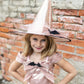 Great Pretenders Verkleedkledij Glam Witch - Heksenjurk met hoed - Roze