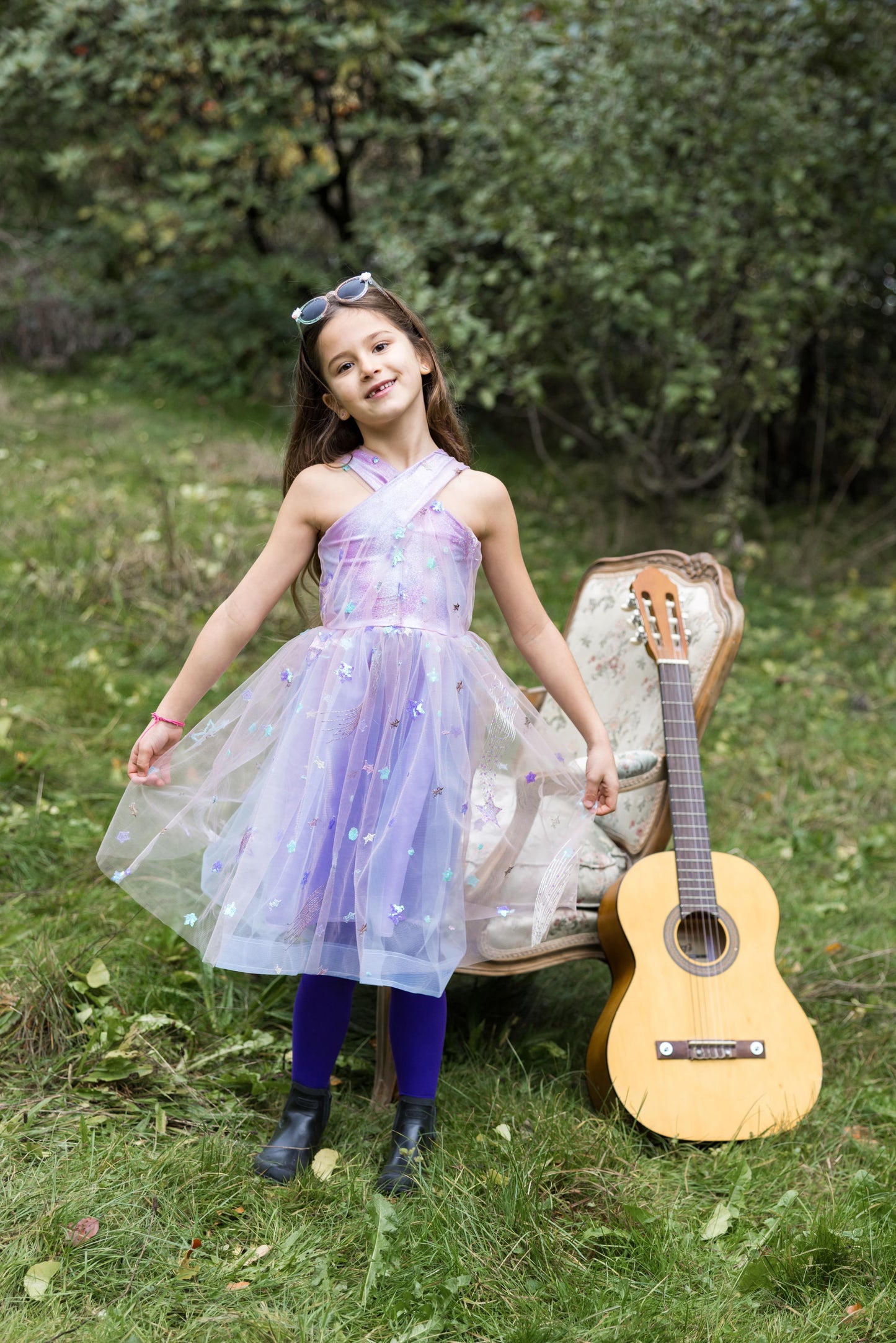 Great Pretenders Fancy Dress Taylor Swift Eras dress with wings - Purple