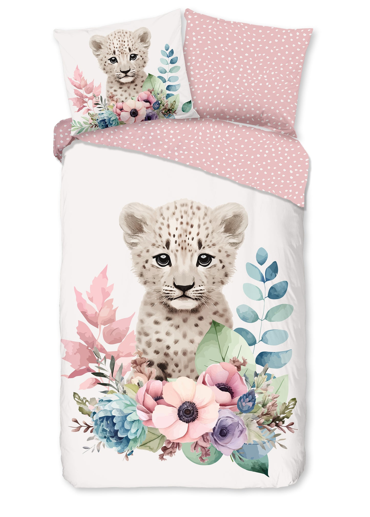 Good Morning Kids Housse de couette Sama - 140x220cm + 60x70cm - Coton - Multi