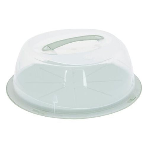 Atmosphera Ronde Gebakdoos/Taartdoos met basis - Ø36xH14cm - Groen