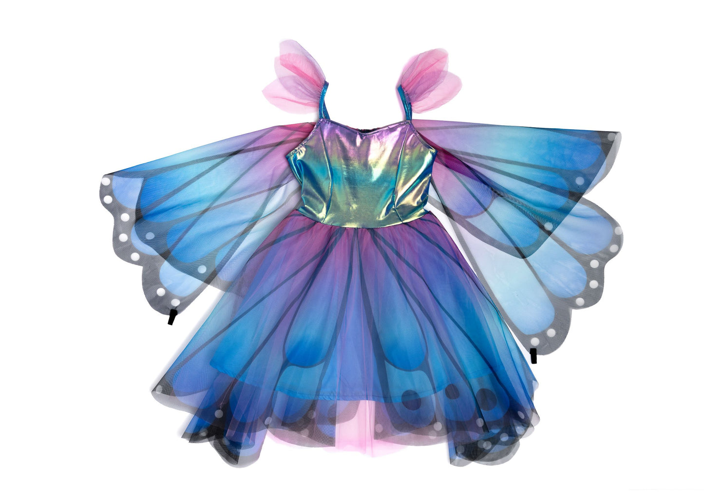 Great Pretenders Fancy Dress Twirl Butterfly dress with wings - Multi