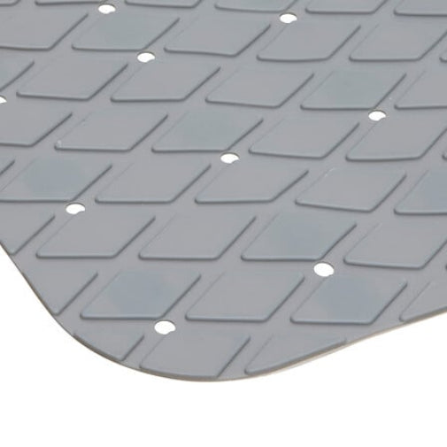 5Five PVC Badmat - 35x70cm - Antislip - Donkergrijs