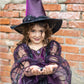 Great Pretenders Verkleedkledij Spider Witch - Heksenjurk met hoed - Paars