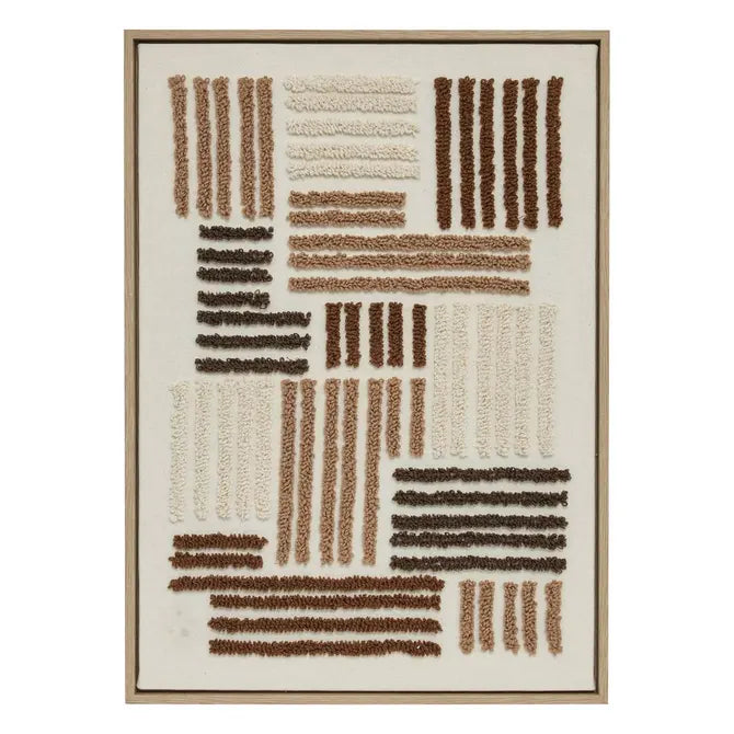 Atmosphera Emir 3D Wanddecoratie - 50x70cm - Bruin