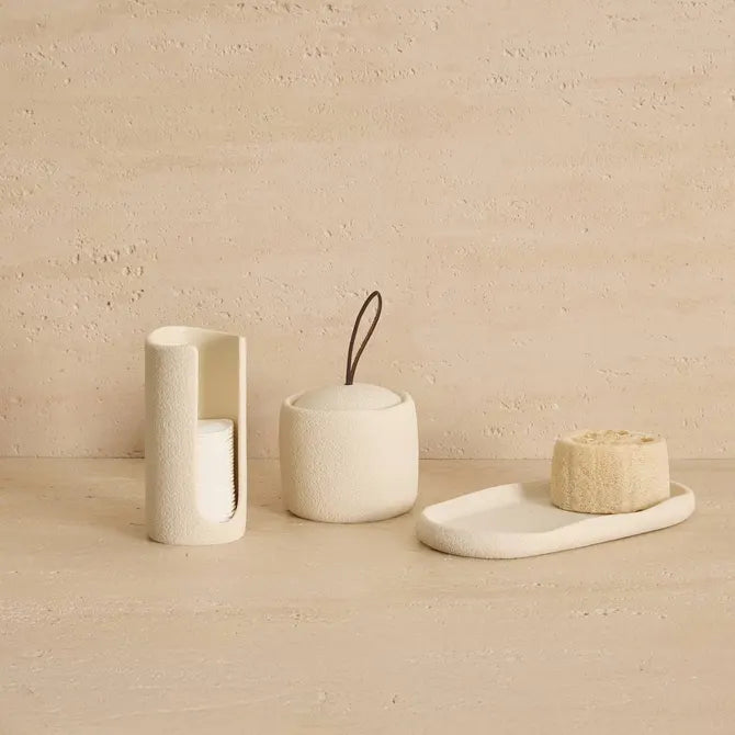 5Five Olea Wattenhouder - Ø10xH10cm - Beige