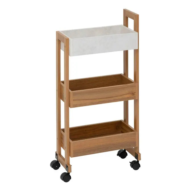 5Five Como Trolley - 20x40x80cm - Bruin
