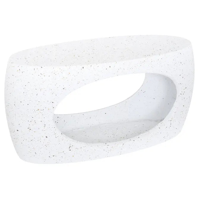 Atmosphera Narlon Salontafel - Indoor of Outdoor - 80x33x40cm - Wit