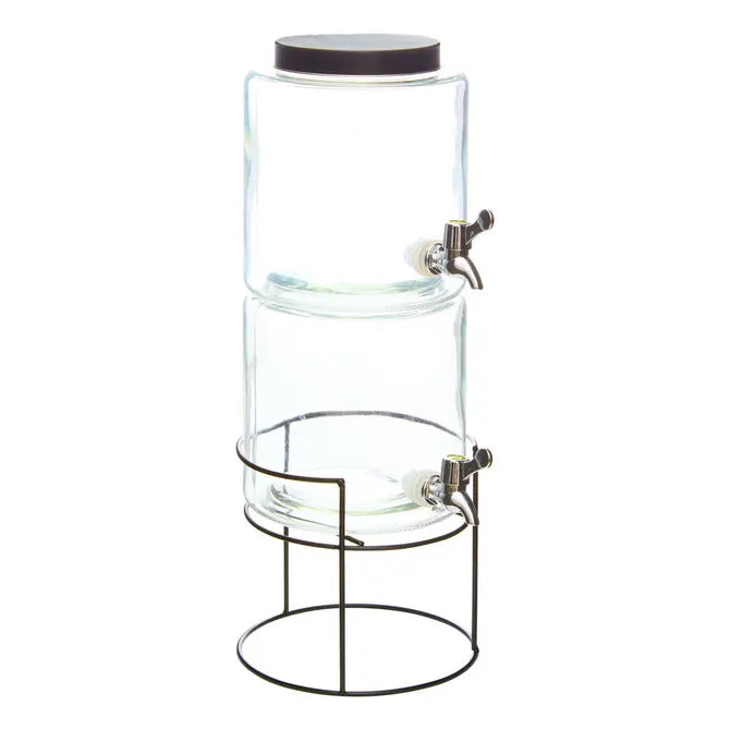 Secret de Gourmet Drankdispenser 2 niveaus - 3,8L - Glas