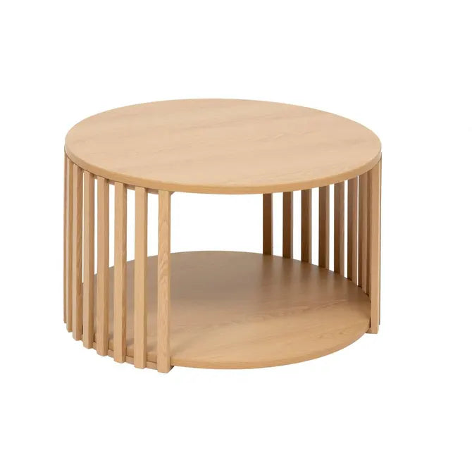 5Five Slat Salontafel - Ø60xH35cm - Beige