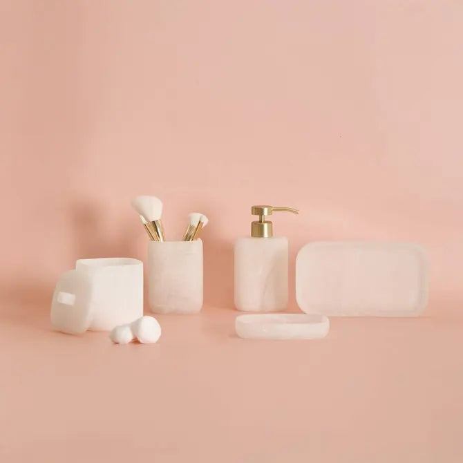 5Five Cloudy Tandenborstelhouder - 8x7x11cm - Wit