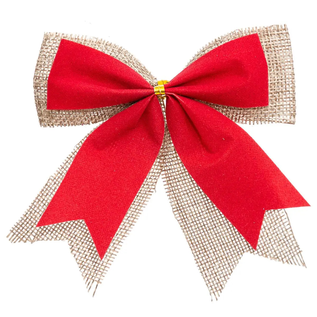 Fééric Lights and Christmas Christmas String - Set Of 2 - Striped Red With White - 40x60cm - For the Christmas Tree