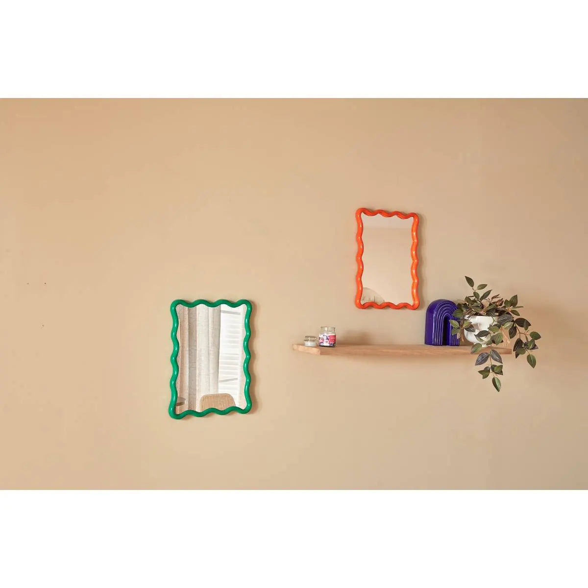 Atmosphera Judy Golvende Spiegel - 60x38cm - Oranje