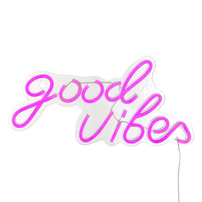 Atmosphera Good Vibes Wandlamp Neon - 41x2x20cm - Multi