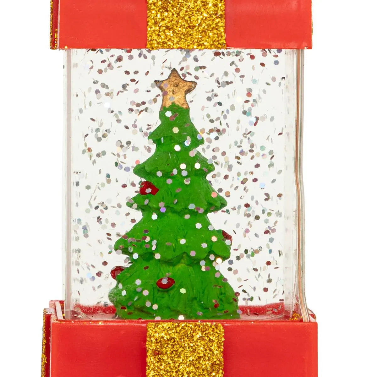 Fééric Lights and Christmas Christmas village - Christmas house with lighting - works on batteries - Red