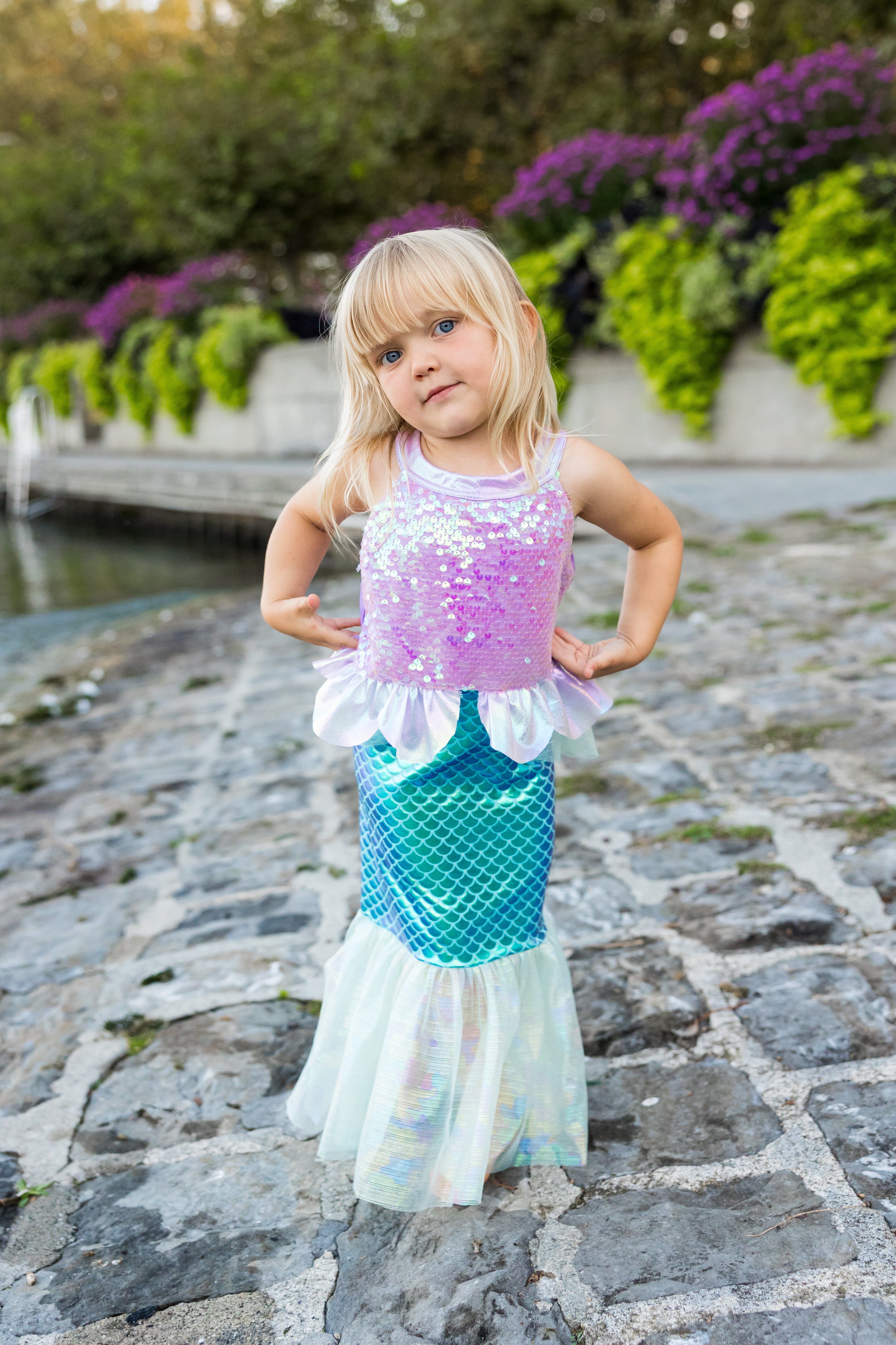 great pretenders misty mermaid dress Misty Mermaid Dress Size 3-4 / Pink/Mint