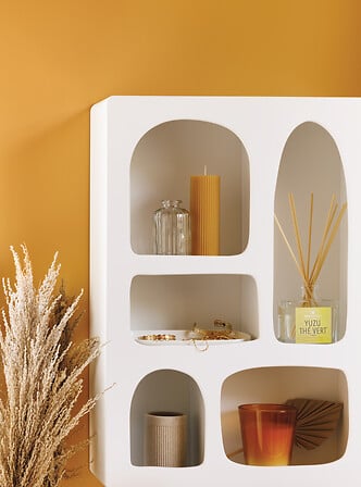 Atmosphera Wall Shelf Rivi - White - 45 x 65 cm