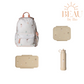 BEAU by Bo Citron Back to School set - Rugzak/Lunchbox/Snackdoos/RVS Drinkfles - Ballerina