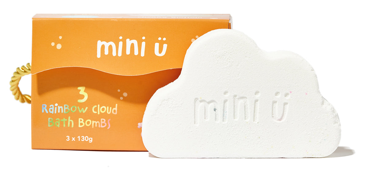 Mini Ü Bath Bombs/Badbruisballen - Geschikt vanaf 3 jaar - Wolk