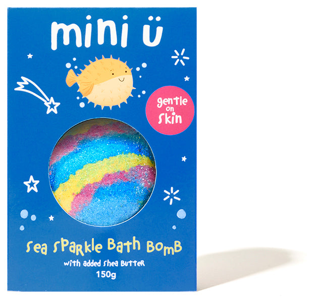 Mini Ü Bath Bomb/Badbruisbal - Geschikt vanaf 3 jaar - Zee Glitter