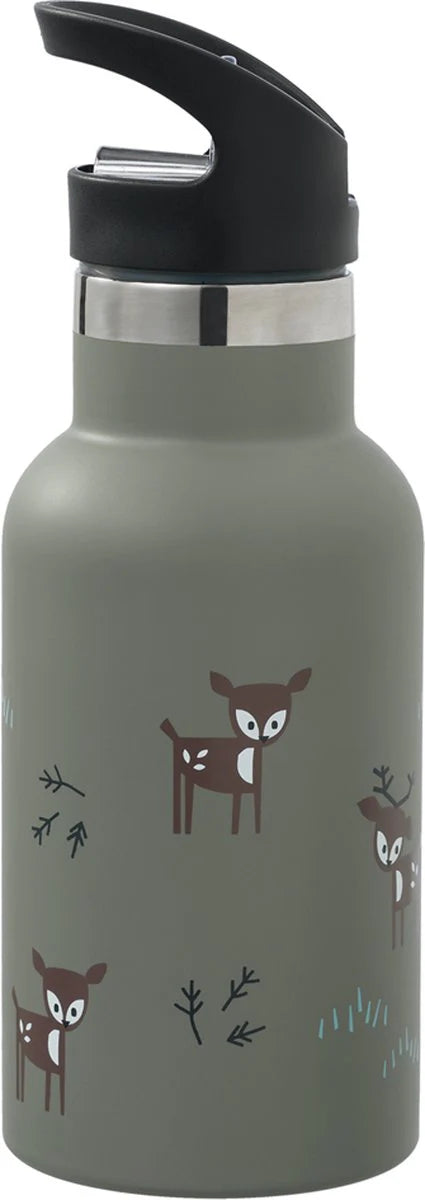 Fresk rugzak + drinkfles thermos Deer olive