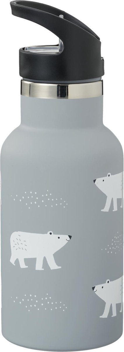 Fresk backpack + drinking bottle thermos polar bear