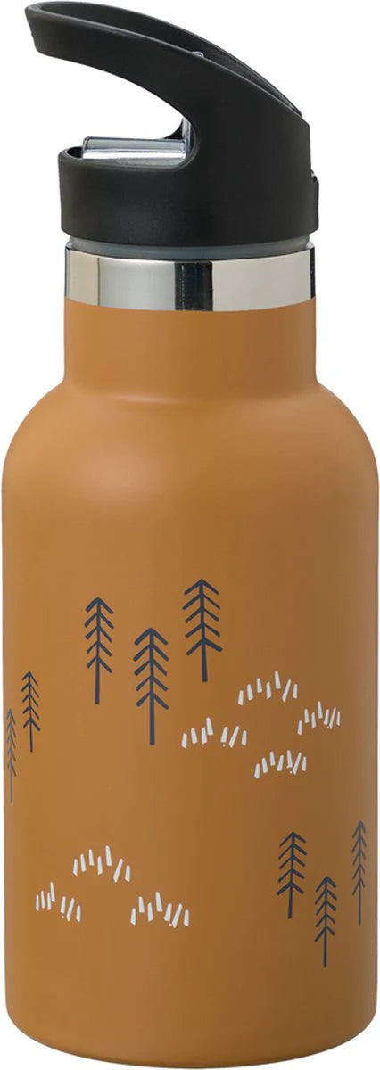 Fresk rugzak + drinkfles thermos Woods spruce yellow