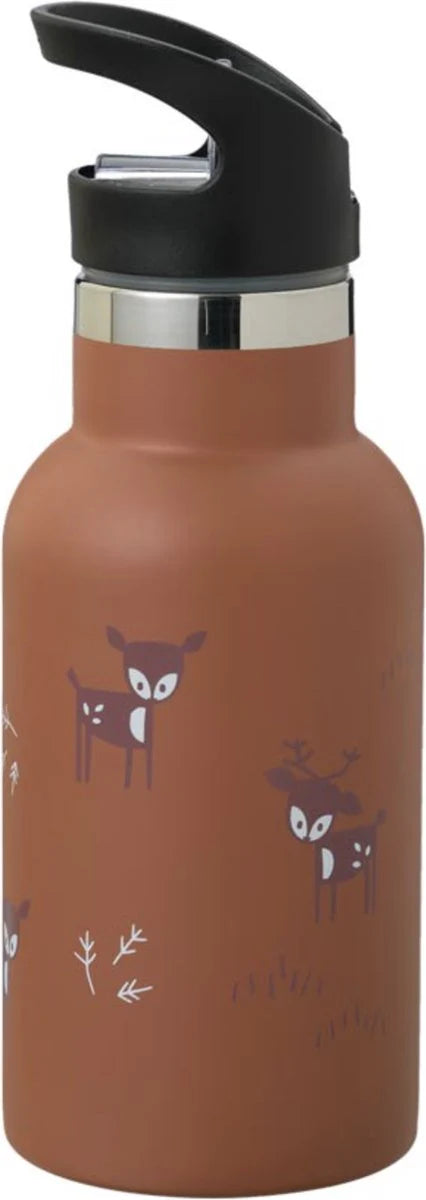 Fresk rugzak + drinkfles thermos Deer amber brown