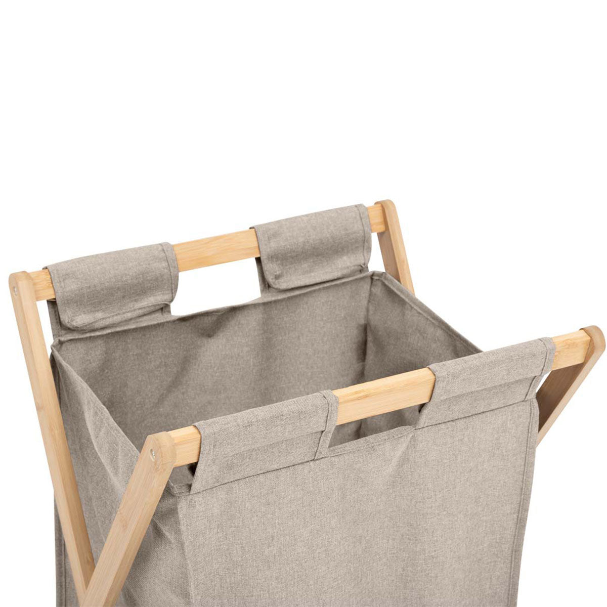 5Five Tidybox Opvouwbare Wasmand 50L - 46x36x68cm - Grijs